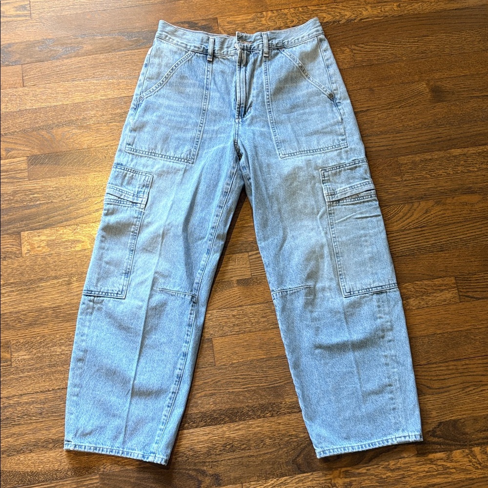 Citizens Of Humanity Light Wash Barrel Jeans - Picture 2 of 6